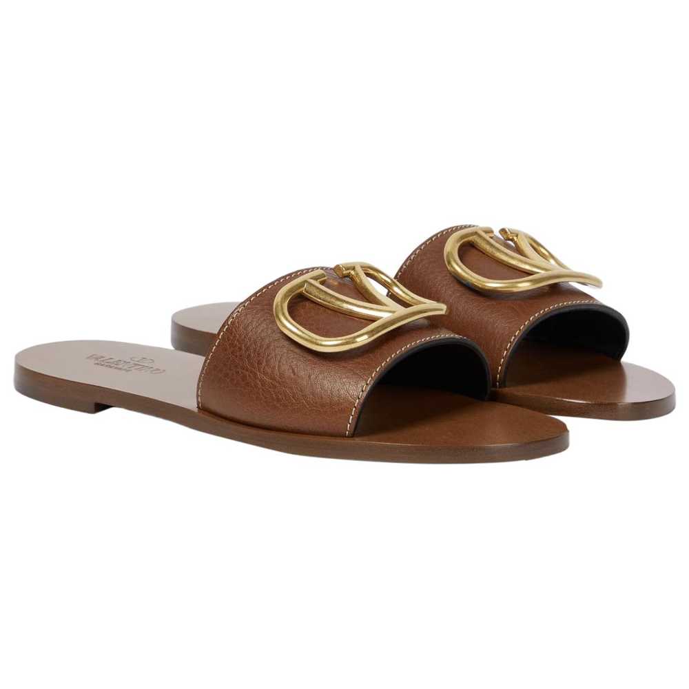 Valentino VLogo leather sandal - image 1