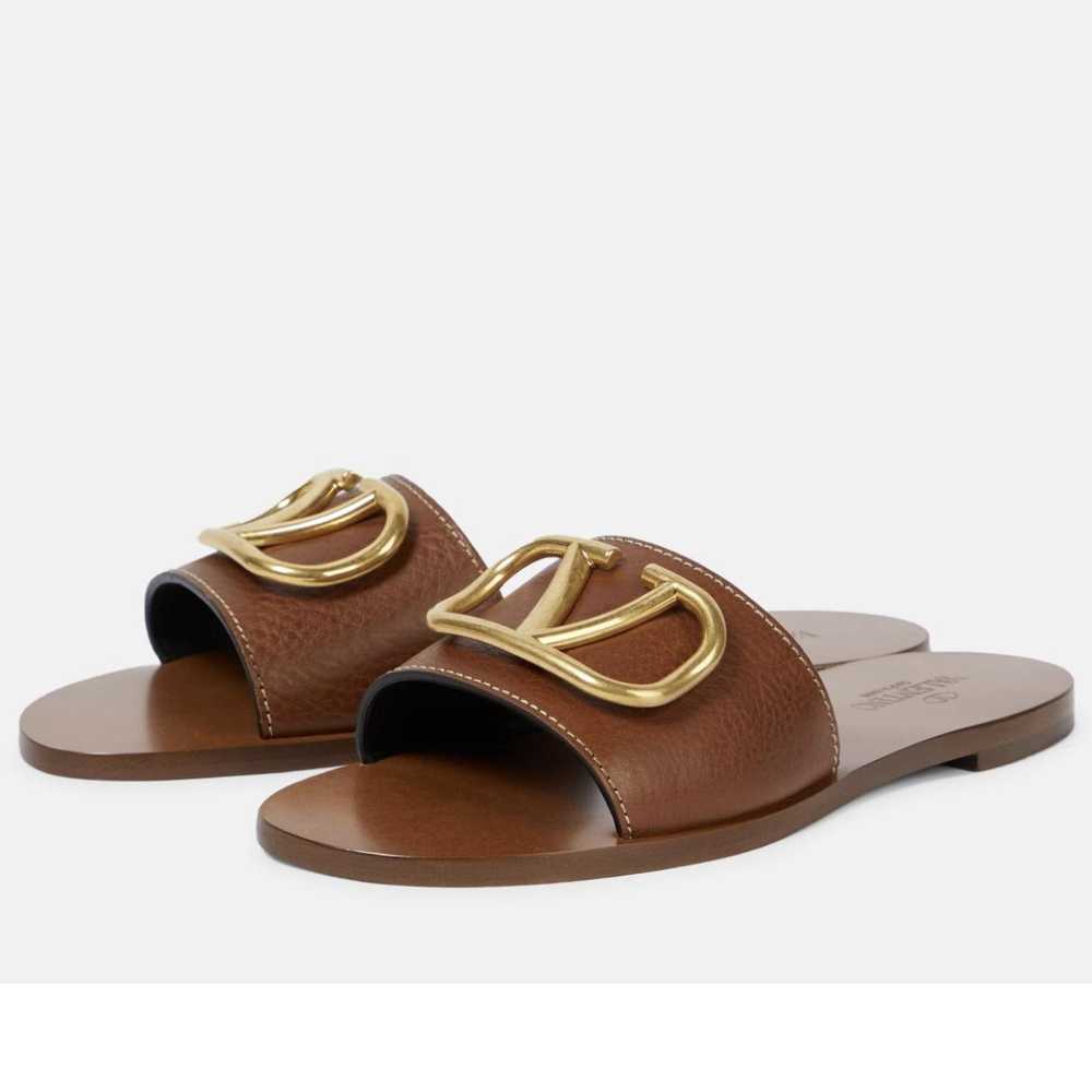 Valentino VLogo leather sandal - image 3