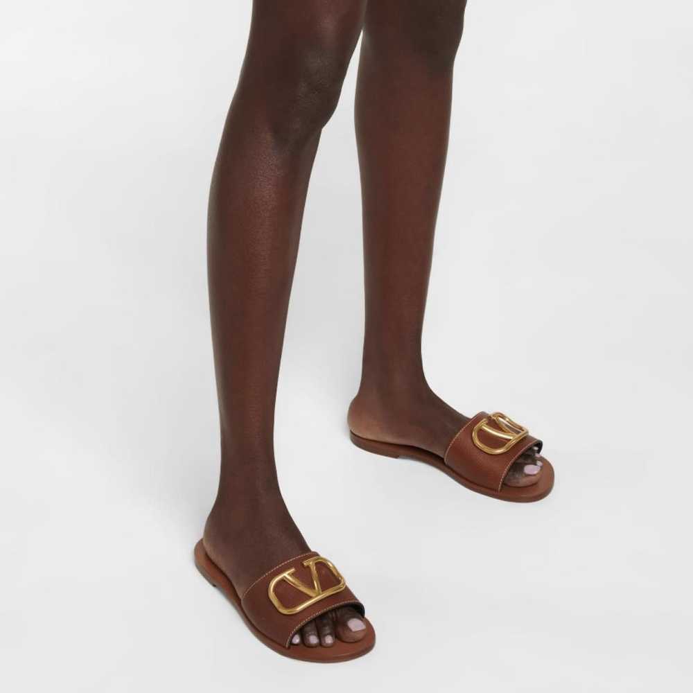 Valentino VLogo leather sandal - image 4