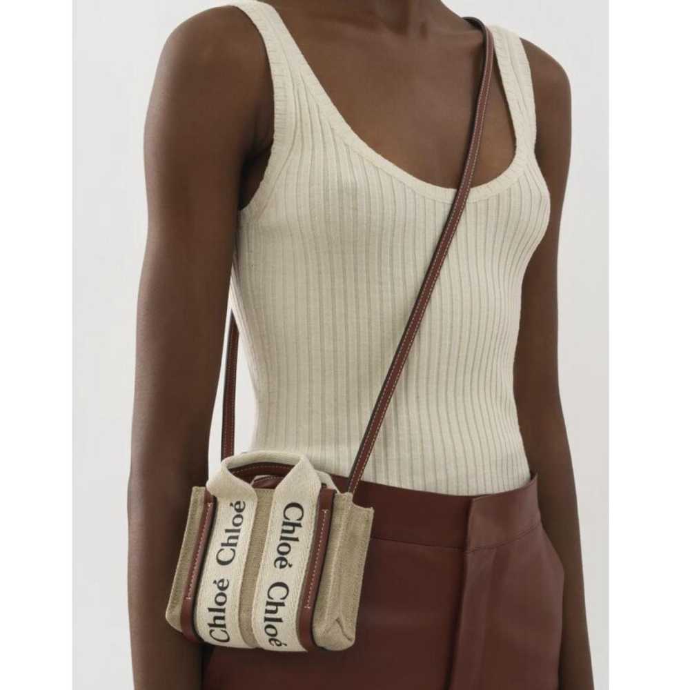 Chloé Woody leather crossbody bag - image 4