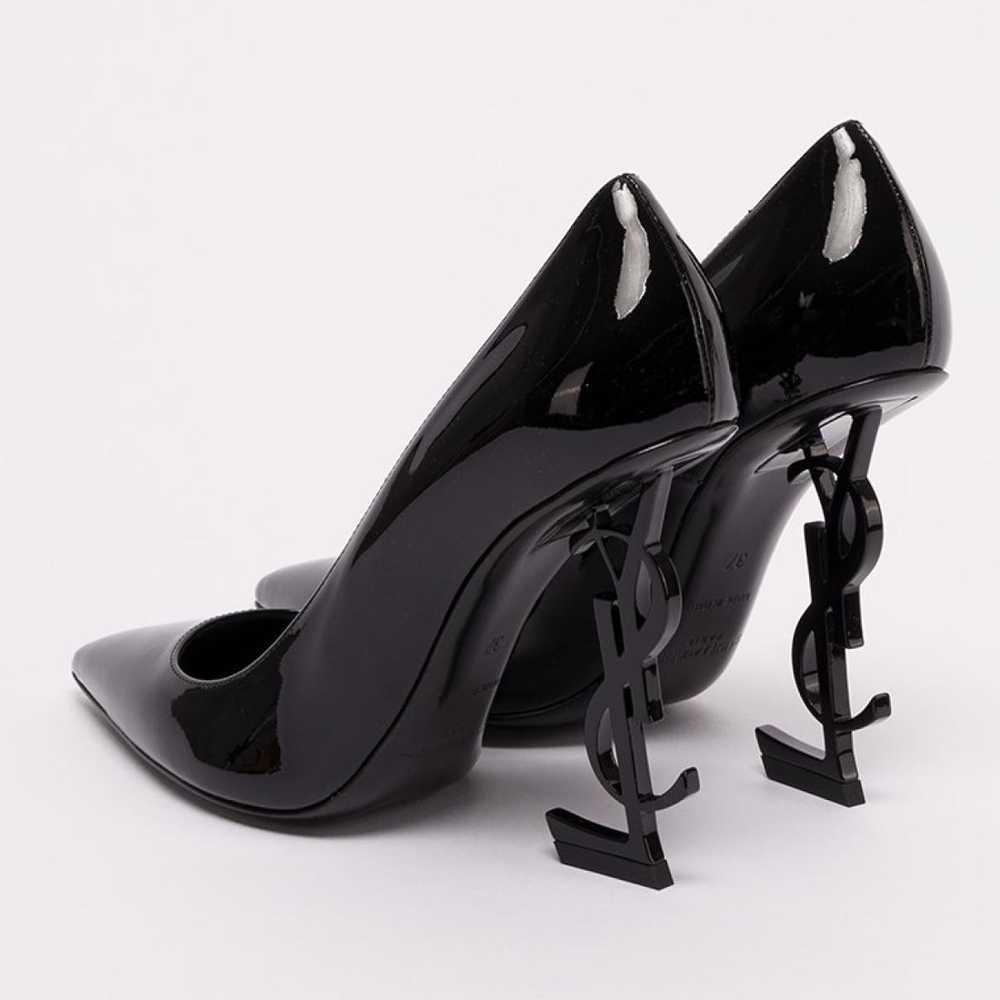 SAINT LAURENT Opyum leather heels - image 4