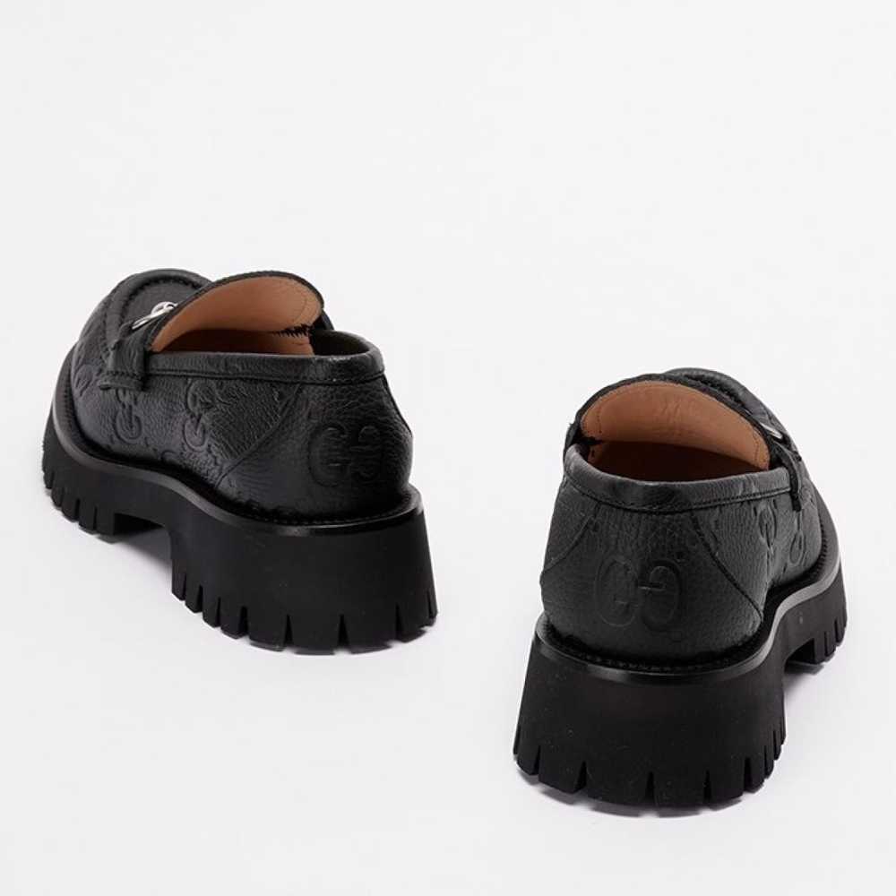 GUCCI Leather flats - image 3