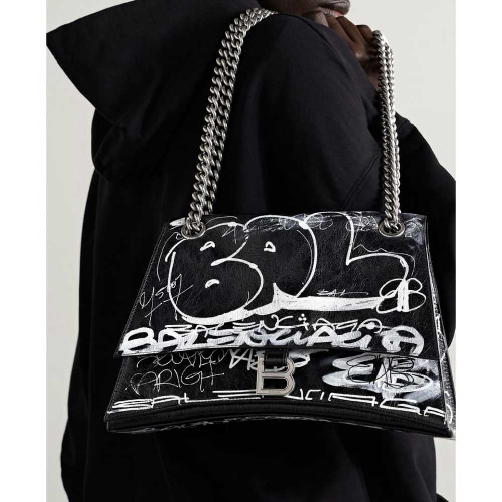 BALENCIAGA Crush leather handbag - image 5