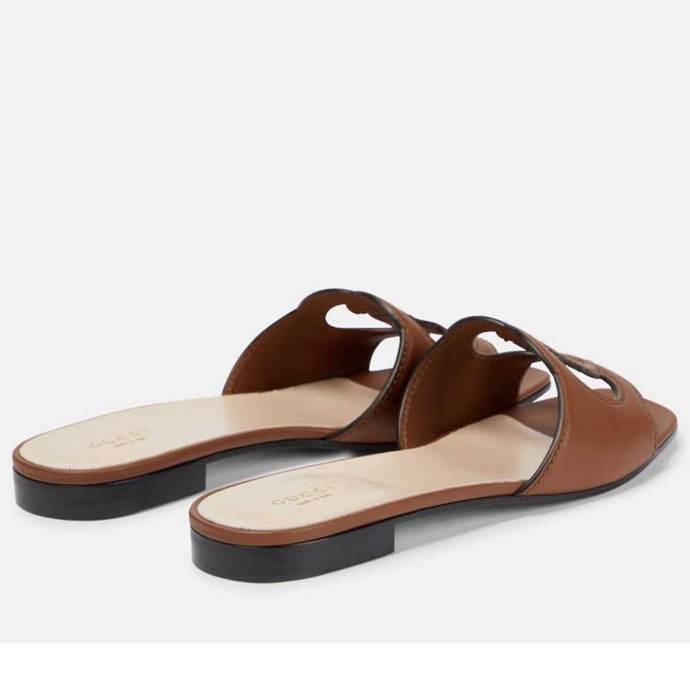 GUCCI Leather sandal - image 2