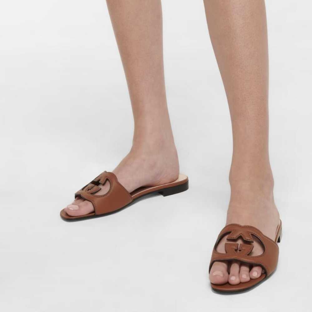 GUCCI Leather sandal - image 5