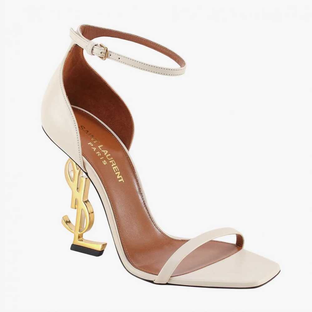 SAINT LAURENT Opyum leather heels - image 2