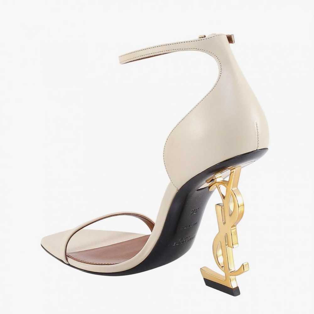 SAINT LAURENT Opyum leather heels - image 3