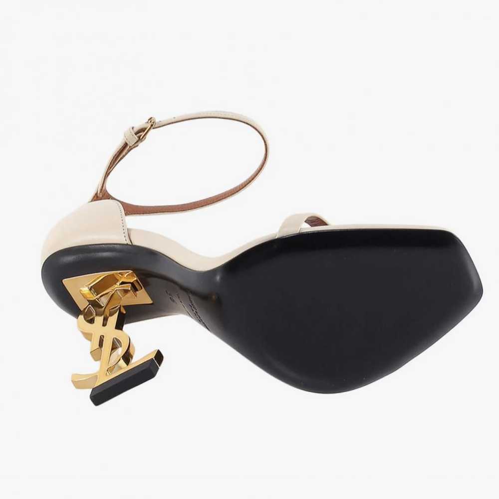SAINT LAURENT Opyum leather heels - image 5