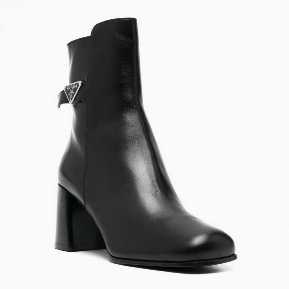 Prada Leather ankle boots - image 2