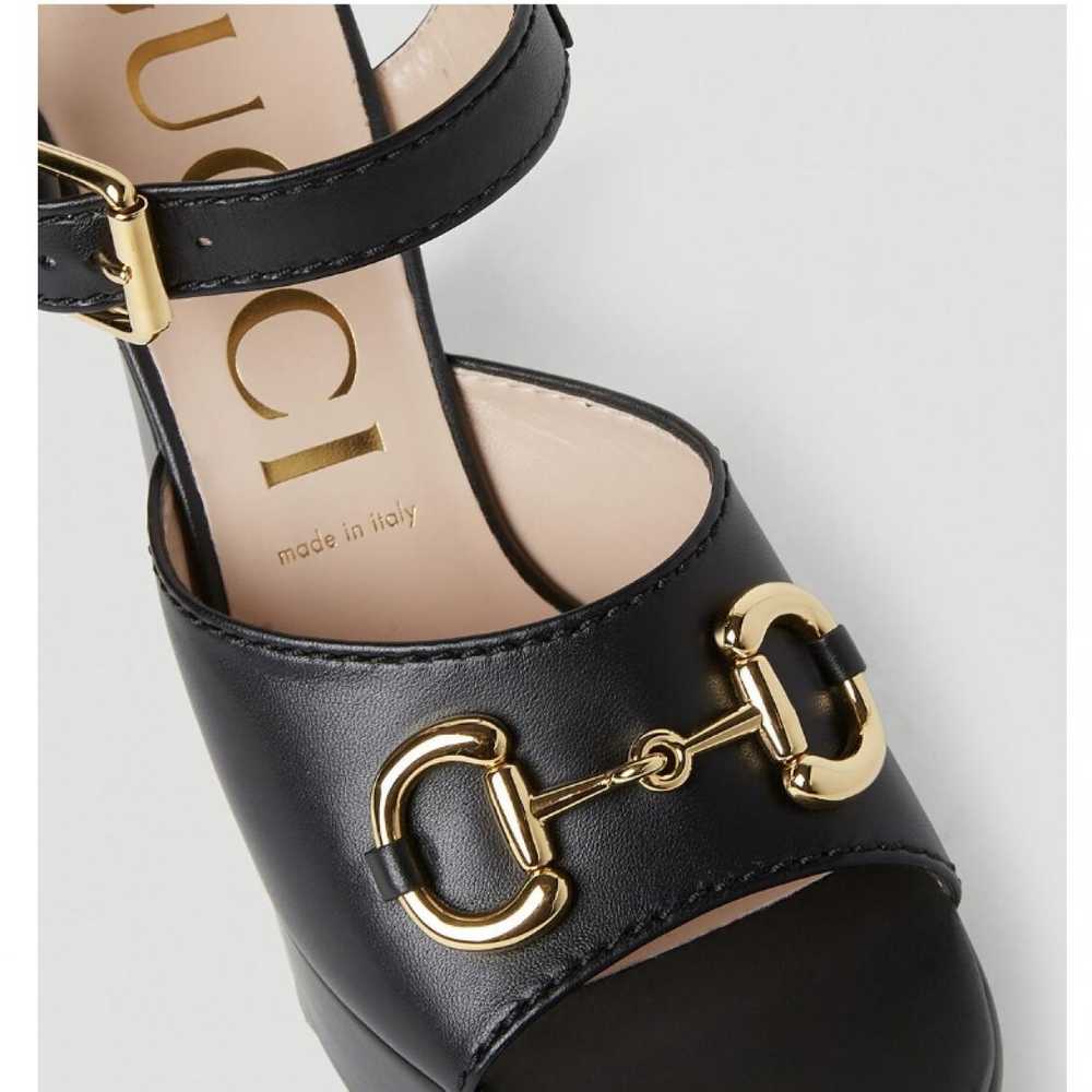 GUCCI Leather heels - image 5