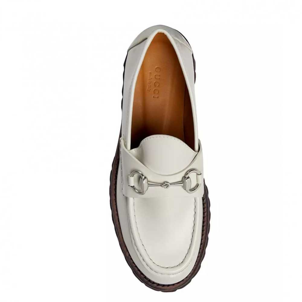 GUCCI Leather flats - image 4