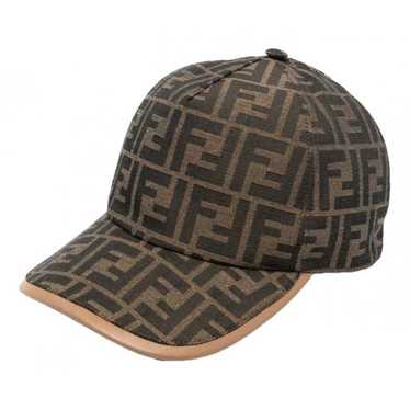 FENDI Leather beanie - image 1