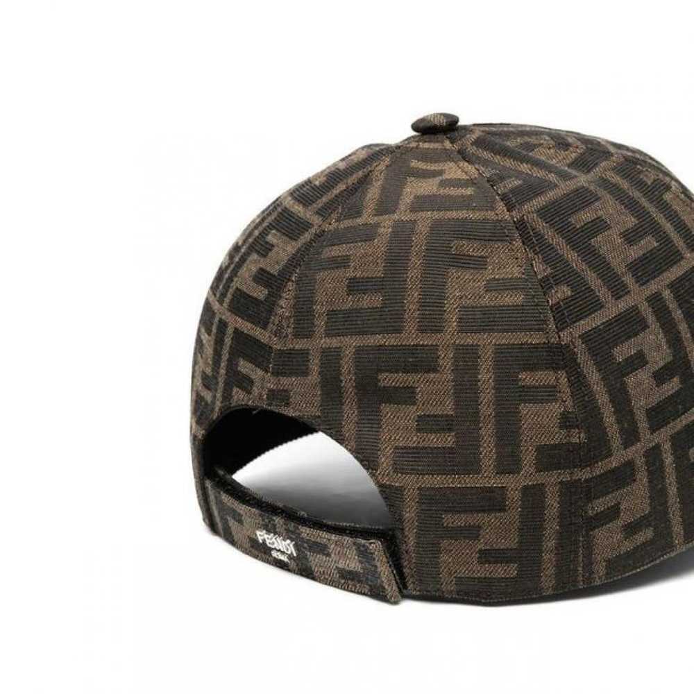 FENDI Leather beanie - image 2