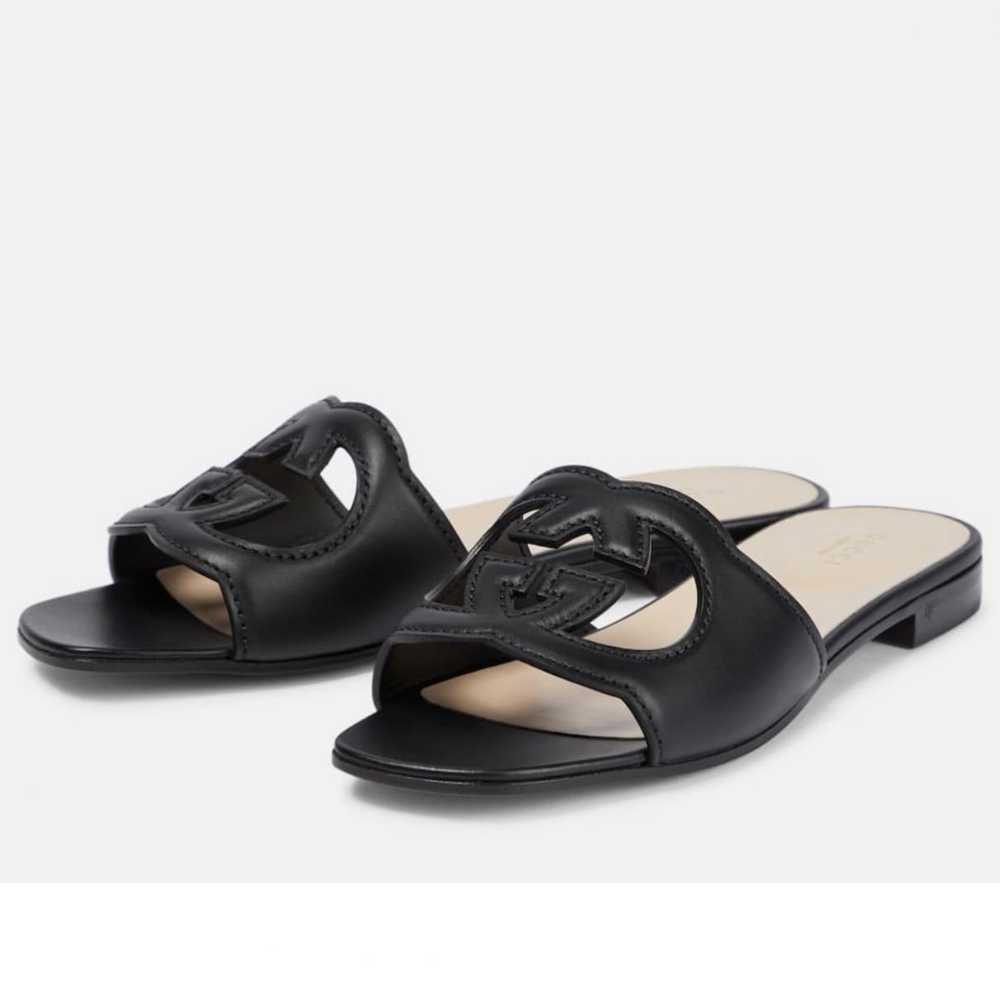 GUCCI Leather sandal - image 3