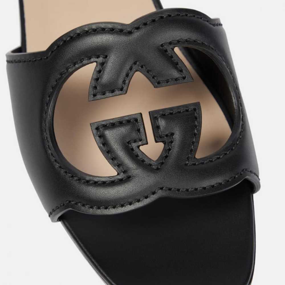 GUCCI Leather sandal - image 4