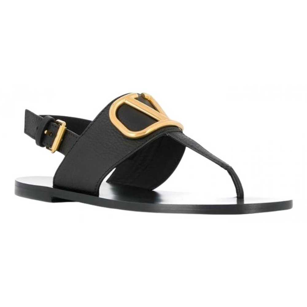 Valentino VLogo leather sandal - image 1