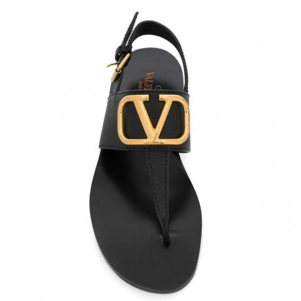 Valentino VLogo leather sandal - image 4