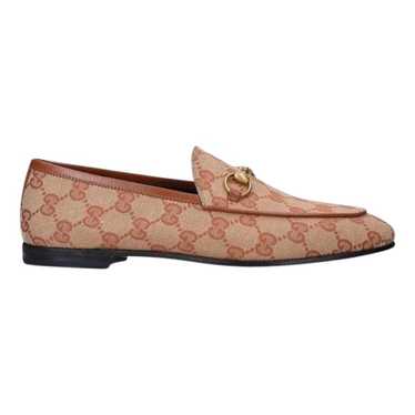 GUCCI Jordaan leather flats - image 1