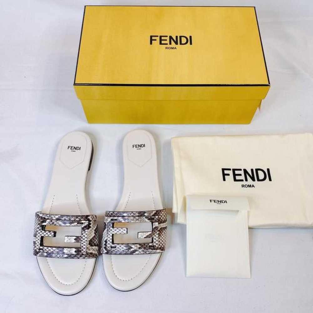 FENDI Leather sandal - image 5