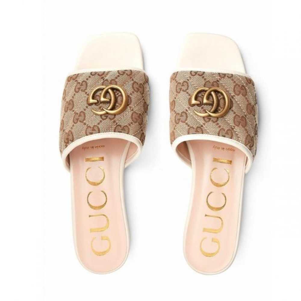 GUCCI Marmont leather sandal - image 3