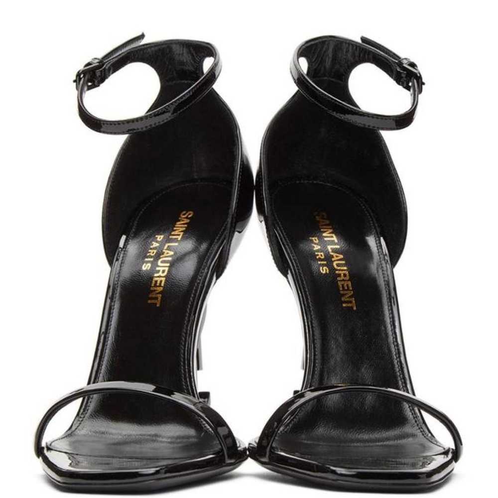 SAINT LAURENT Opyum leather heels - image 2