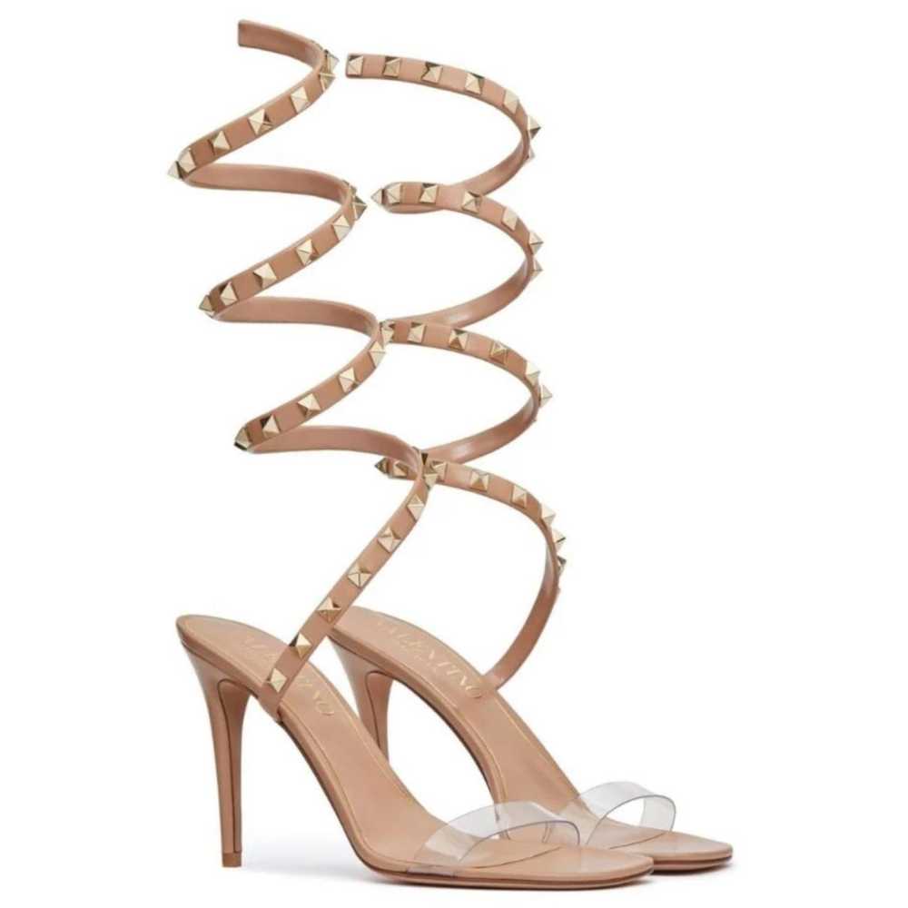 Valentino Rockstud leather heels - image 2