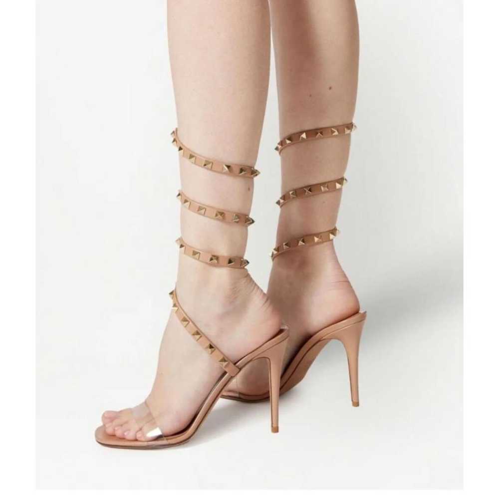 Valentino Rockstud leather heels - image 5