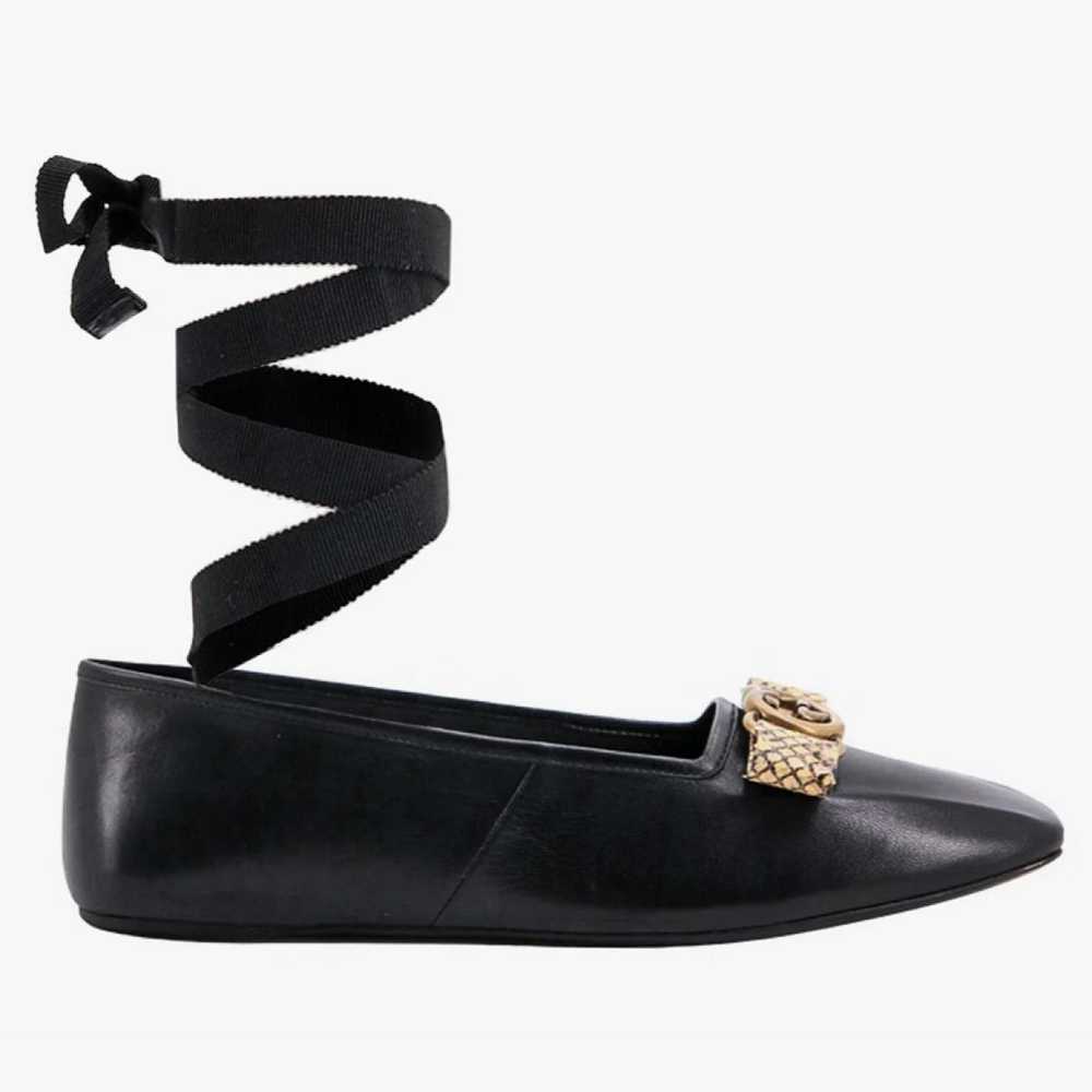 GUCCI Leather ballet flats - image 3