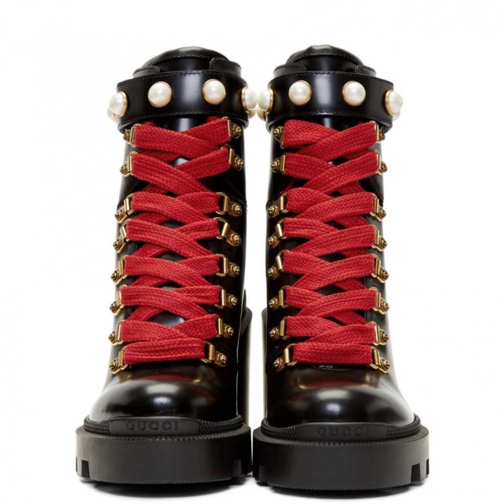 GUCCI Leather ankle boots - image 2