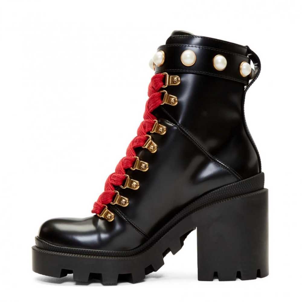 GUCCI Leather ankle boots - image 3