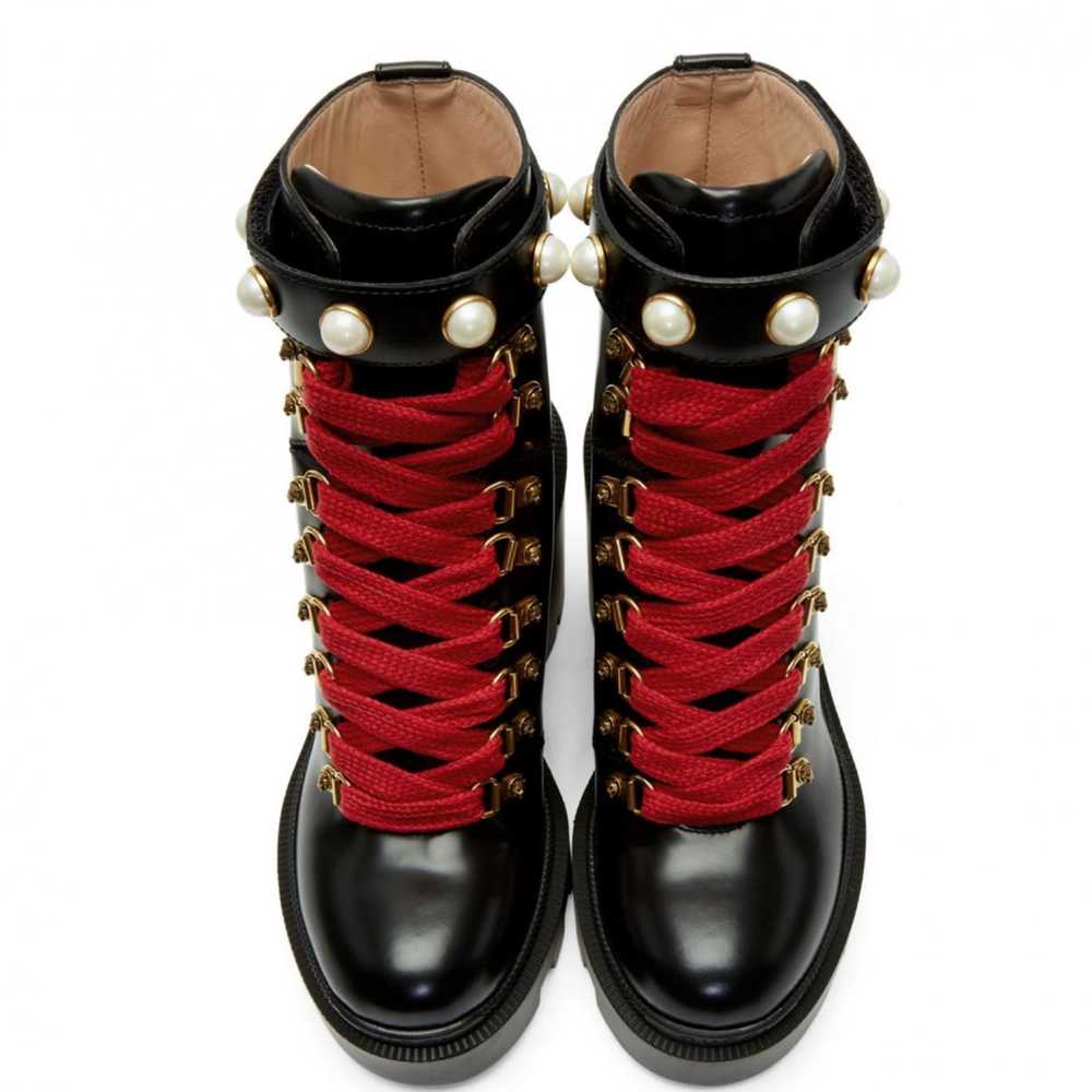 GUCCI Leather ankle boots - image 5