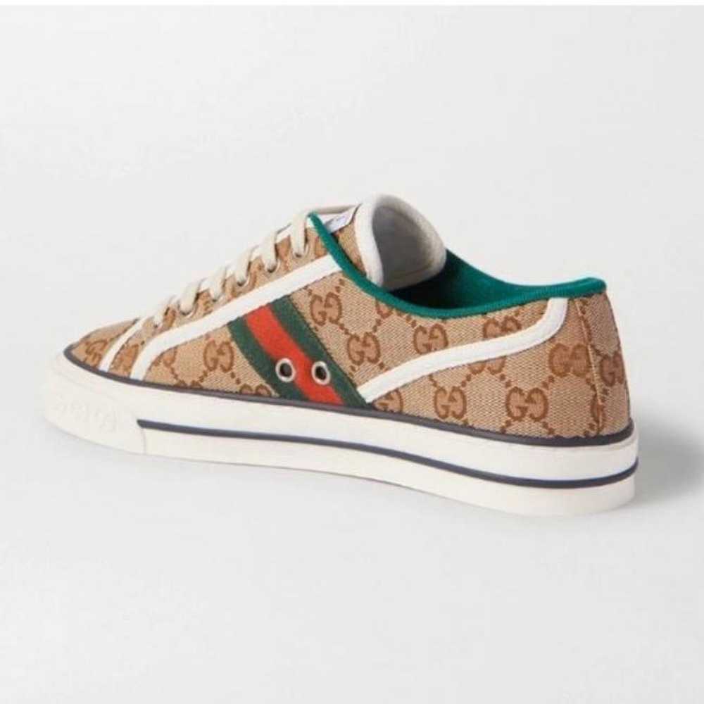 GUCCI Tennis 1977 leather trainers - image 2