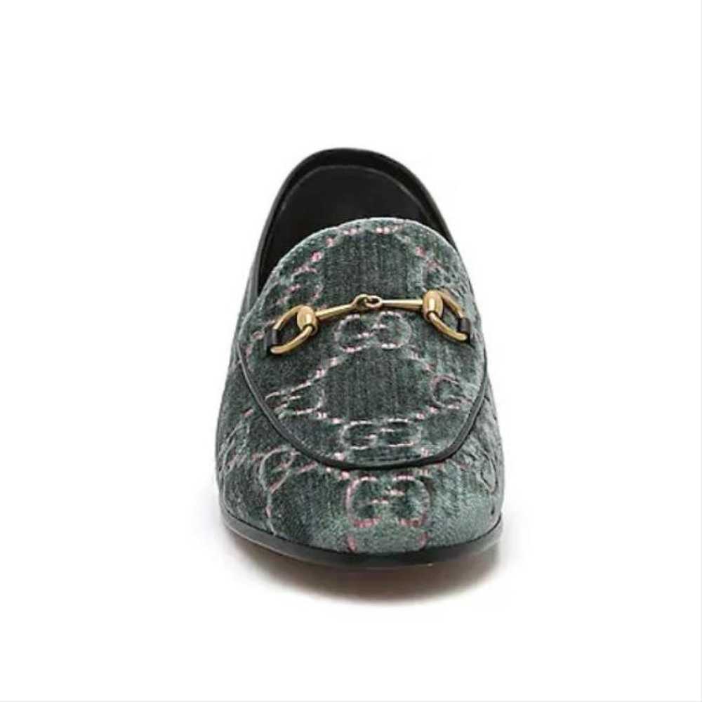 GUCCI Jordaan leather flats - image 4