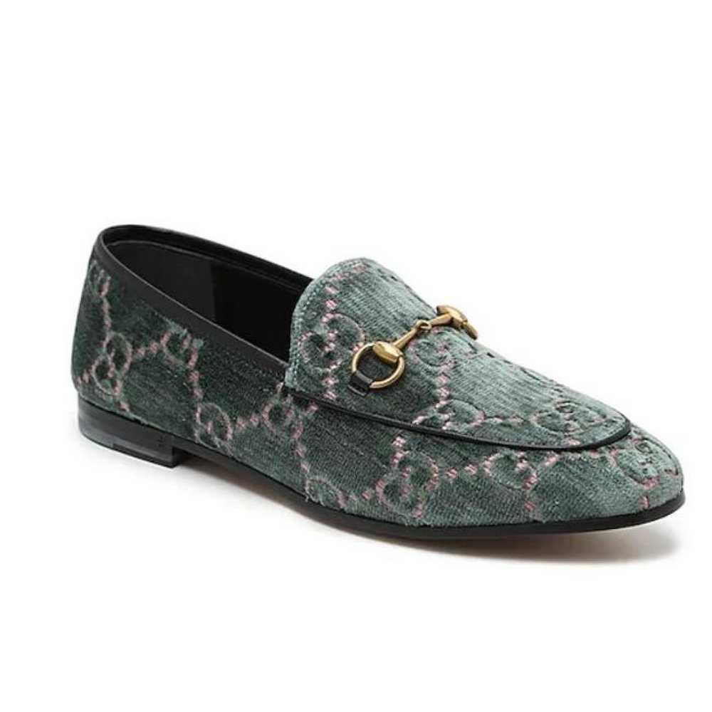 GUCCI Jordaan leather flats - image 5