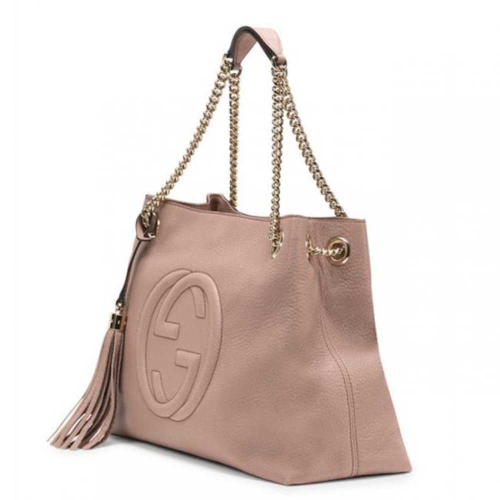 GUCCI Leather tote - image 3