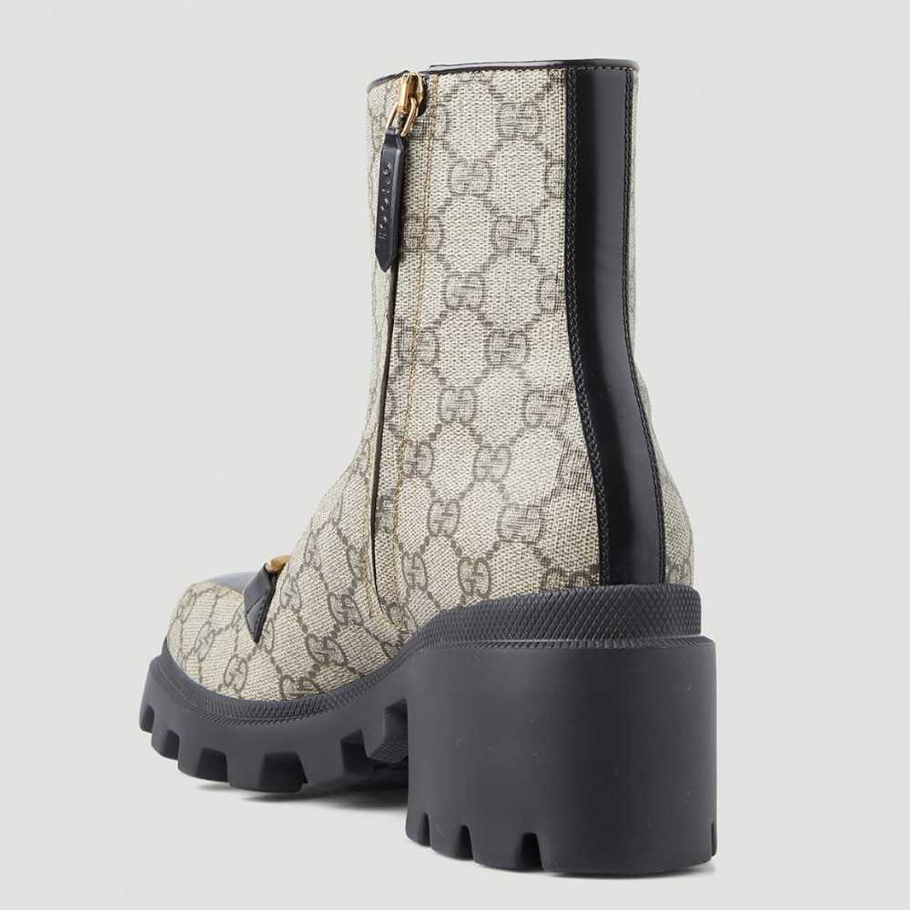 GUCCI Leather ankle boots - image 3