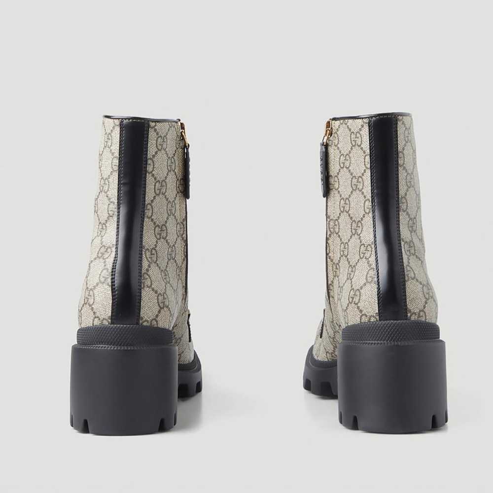 GUCCI Leather ankle boots - image 4