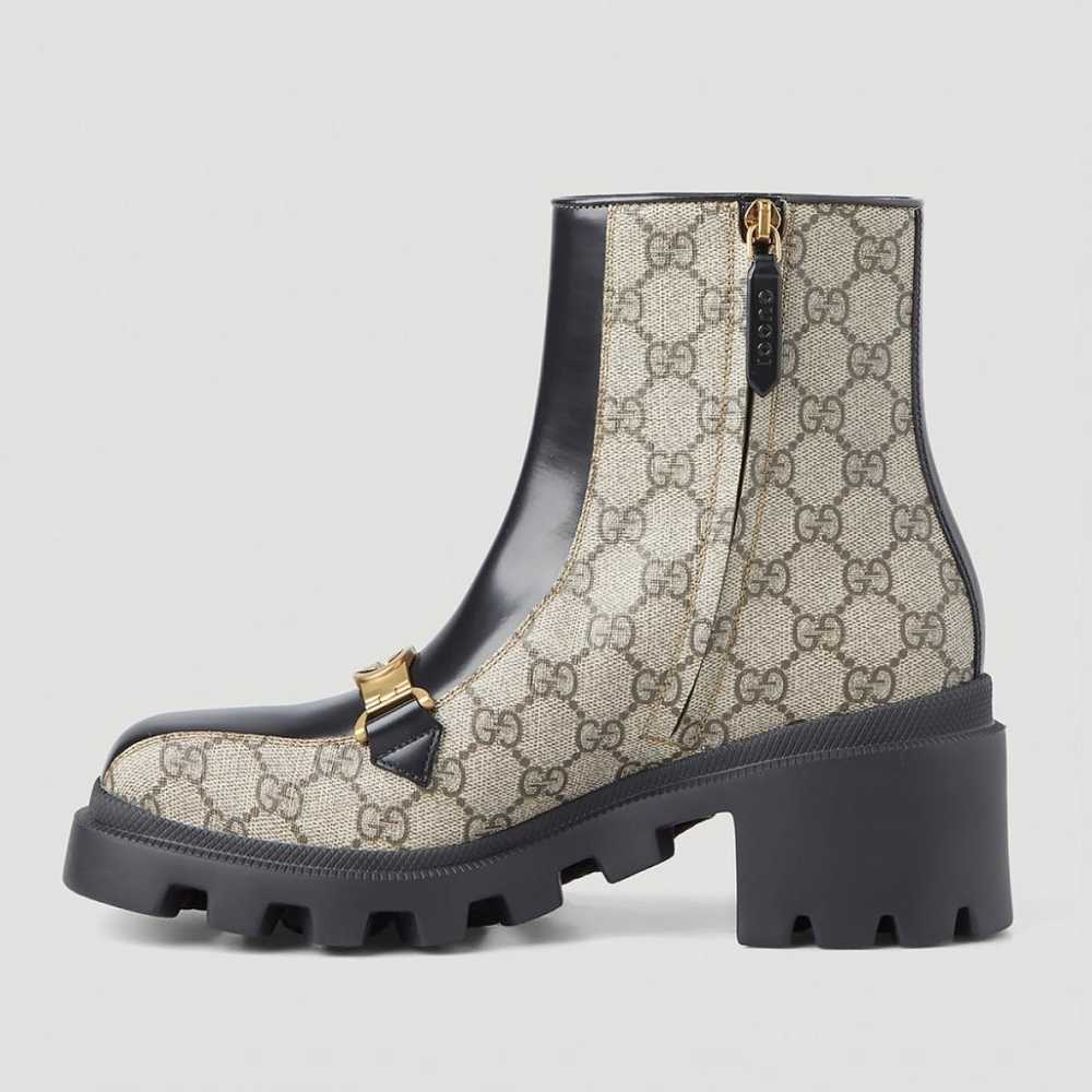 GUCCI Leather ankle boots - image 5