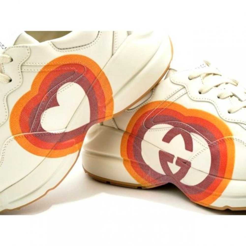 GUCCI Leather trainers - image 5