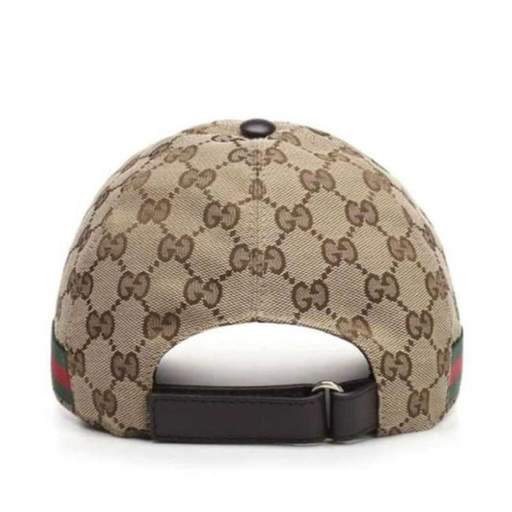 GUCCI Leather cap - image 2