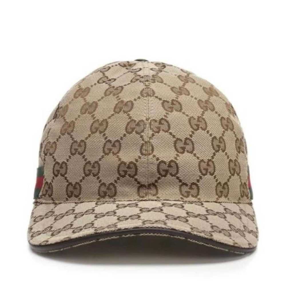 GUCCI Leather cap - image 3