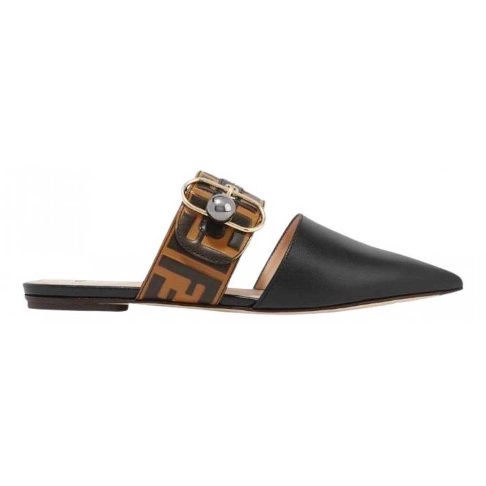 FENDI Leather mules - image 1