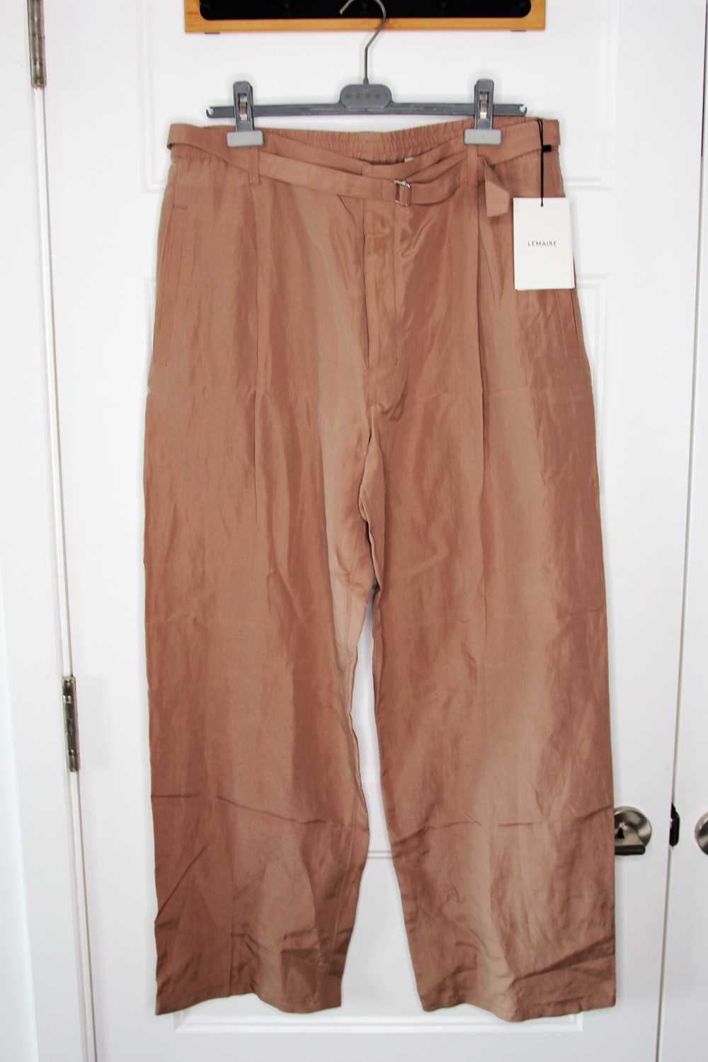 BNWT SS23 LEMAIRE BELTED EASY PANTS 52 - image 2