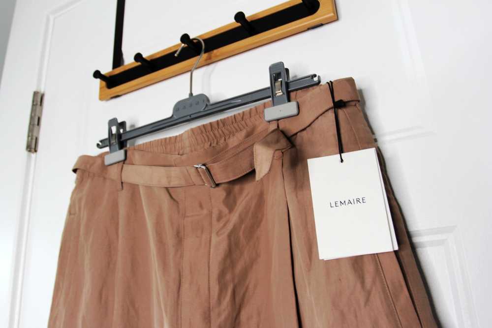 BNWT SS23 LEMAIRE BELTED EASY PANTS 52 - image 4