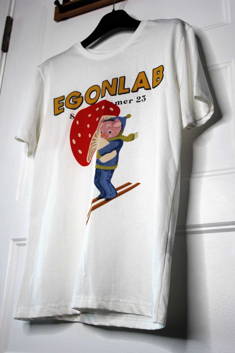 BNWT SS23 EGONLAB "WONDERLAND" PIGGY TSHIRT XS - image 6