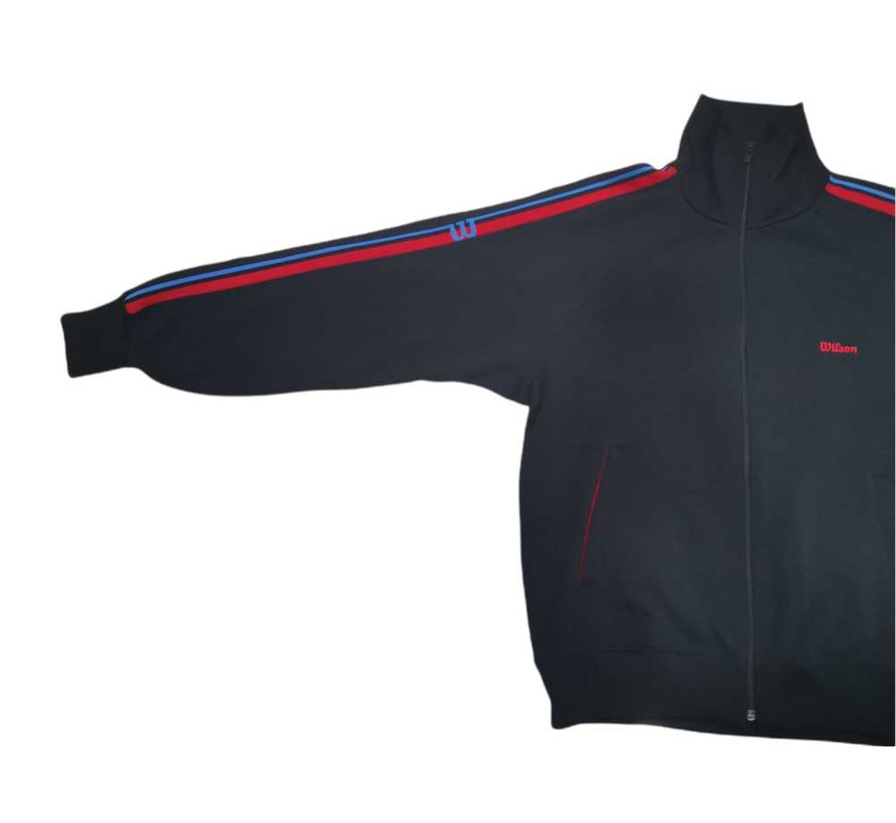 Vintage Tracktop Wilson Black With Side Line - image 4