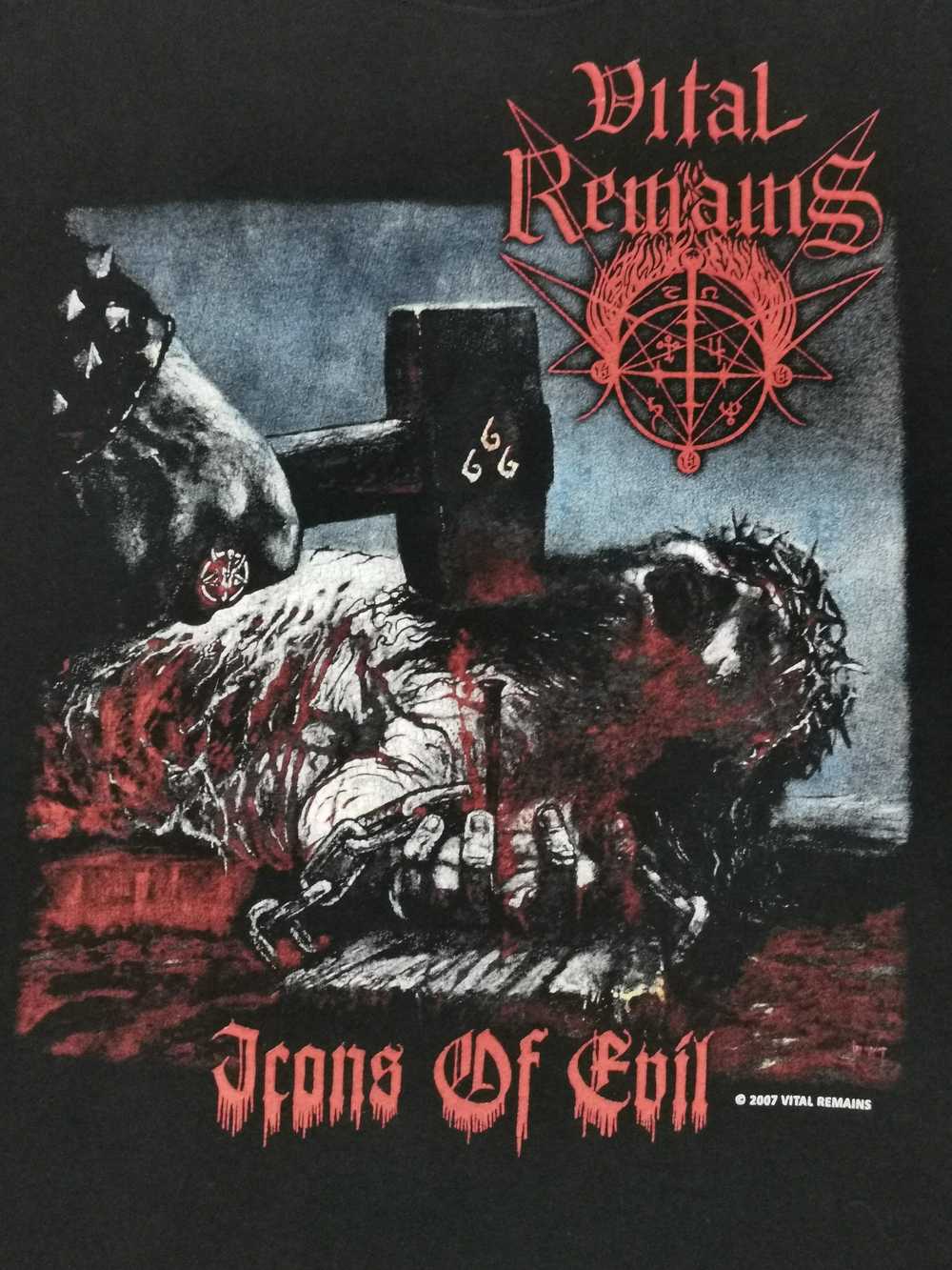 Vital Remains - Death Metal Band Tees (Rare Desig… - image 3