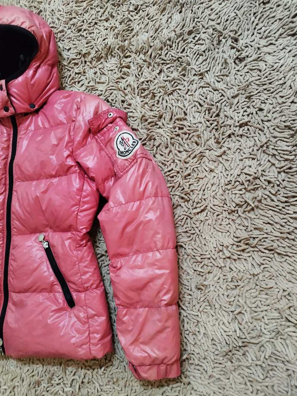 Moncler Puffer down jacket sun faded pink - image 5