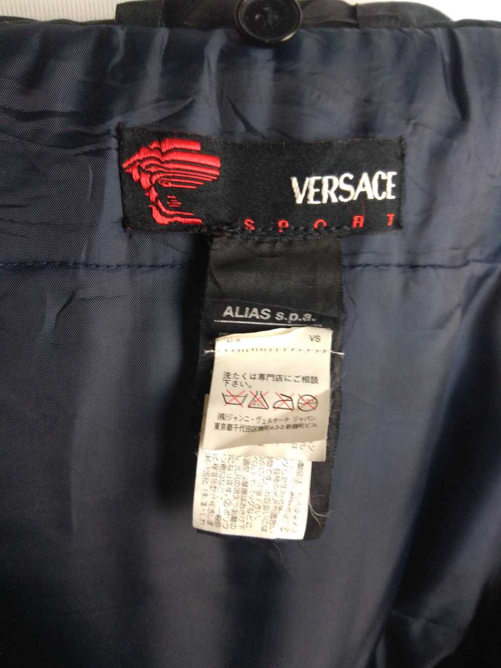 rare!! versace sports 'thermore' knee length jack… - image 3