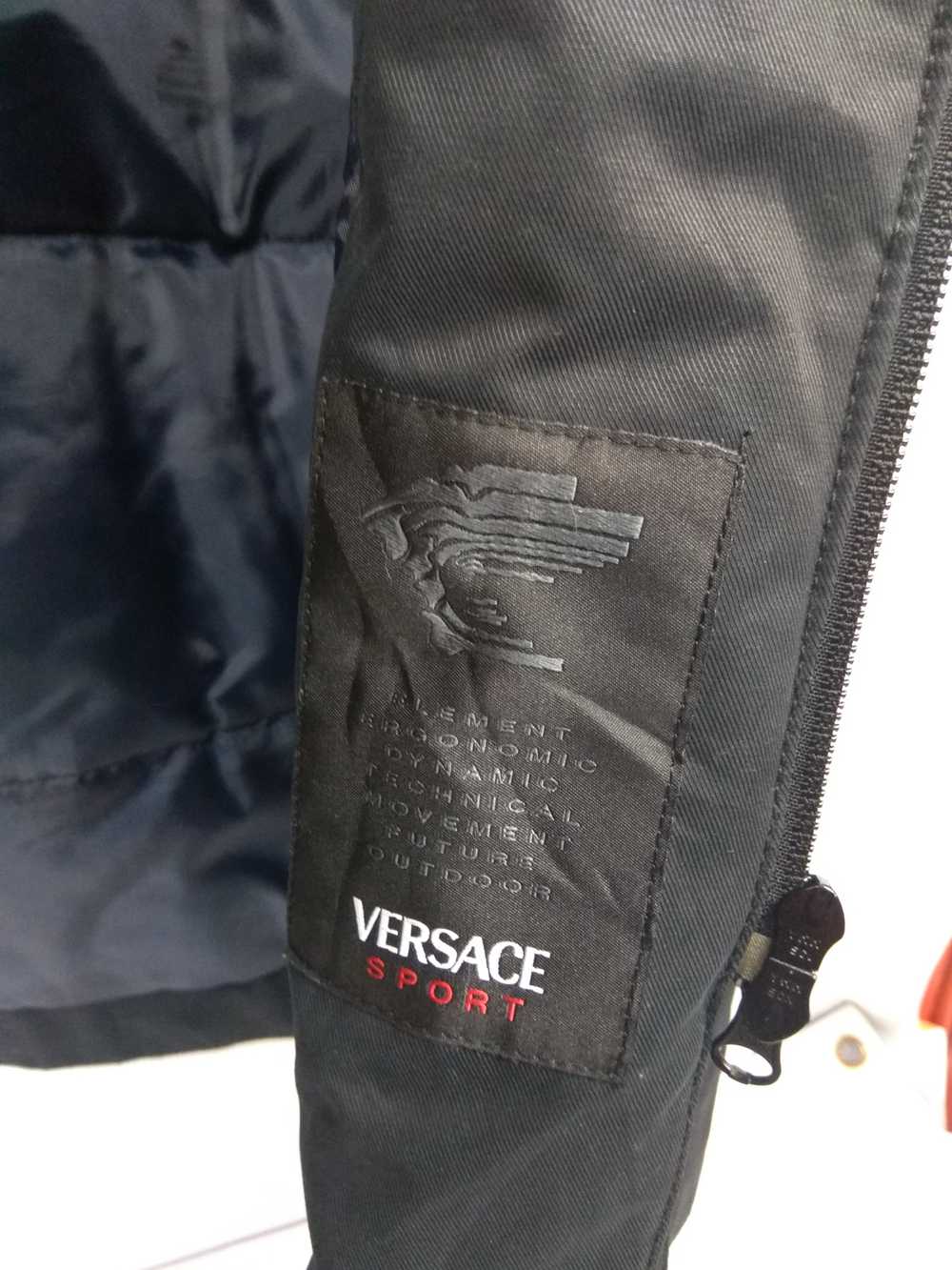 rare!! versace sports 'thermore' knee length jack… - image 4